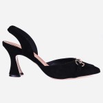 Sandały 7521 - Nero zamsz