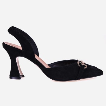 Sandały 7521 - Nero zamsz