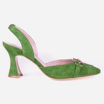 Sandały 7521 - Rukola zamsz