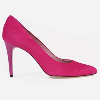 Czółenka 7277 - Azalia zamsz