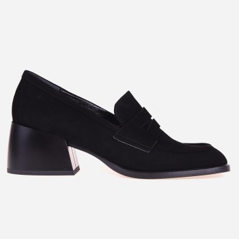 Mokasyny 3180 - Nero zamsz