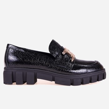 Mokasyny 3171 - Nero wrinkle