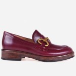 Mokasyny 3177- Bordo