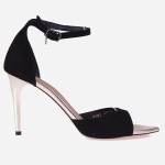 Sandały 7593 - Nero+Gold