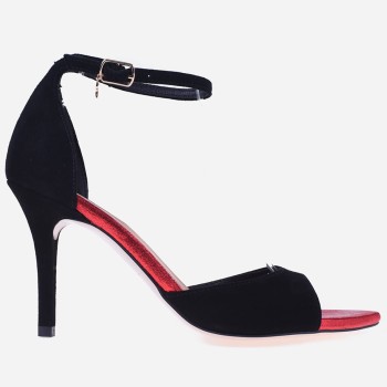 Sandały 7593 - Nero+Rosso