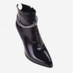 Botki Visconi 2796 nero łańcuszek z góry