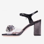 Sandały Nero diament 4570 Visconi z ozdobą