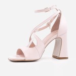 Porcelana skórzane sandały z paskami ze skóry naturalnej model 7605 Visconi