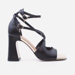 Sandały 7605 - Nero+Złoto