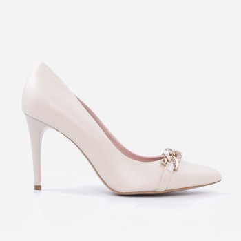 Czółenka 7539 - Beige