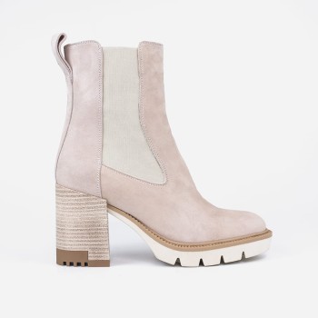 Botki 2762 - Rose zamsz
