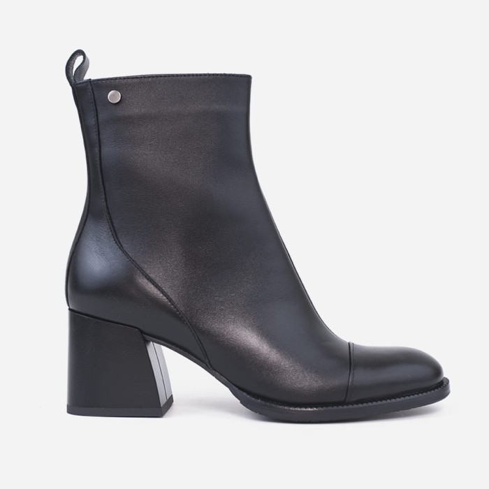 Skórzane botki Visconi Nero model 2910