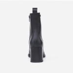 Skórzane botki Visconi Nero model 2910 - tył