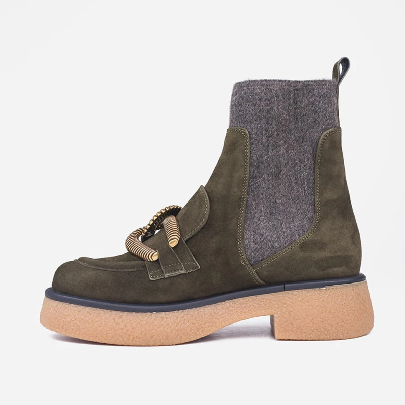 Botki 2902 Military Visconi - bok