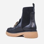 Botki Military 2902 Visconi złota ozdoba - tył