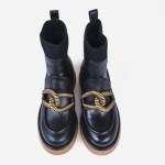 Botki Military 2902 Visconi złota ozdoba - góra