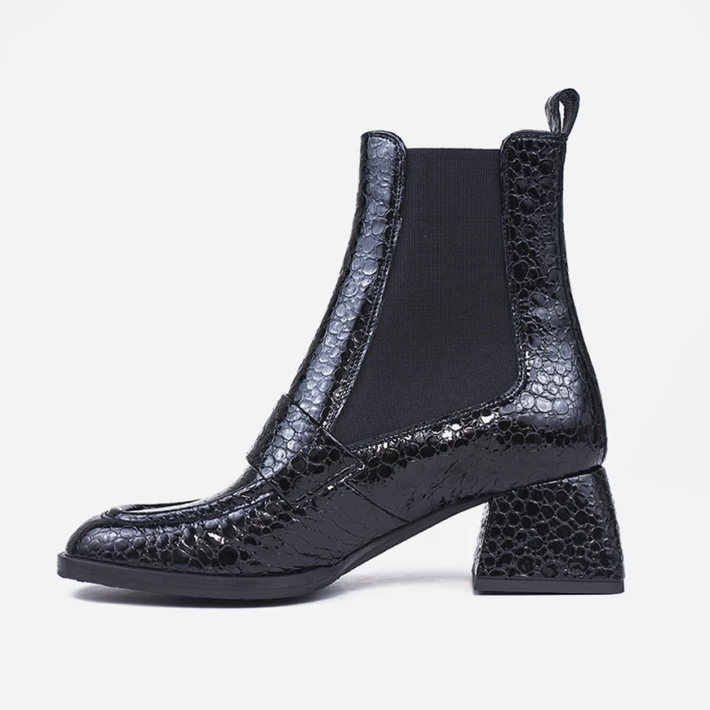 Botki Nero 2893 Visconi - bok