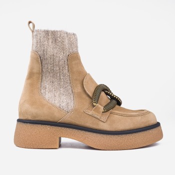 Botki 2902 - Karmel