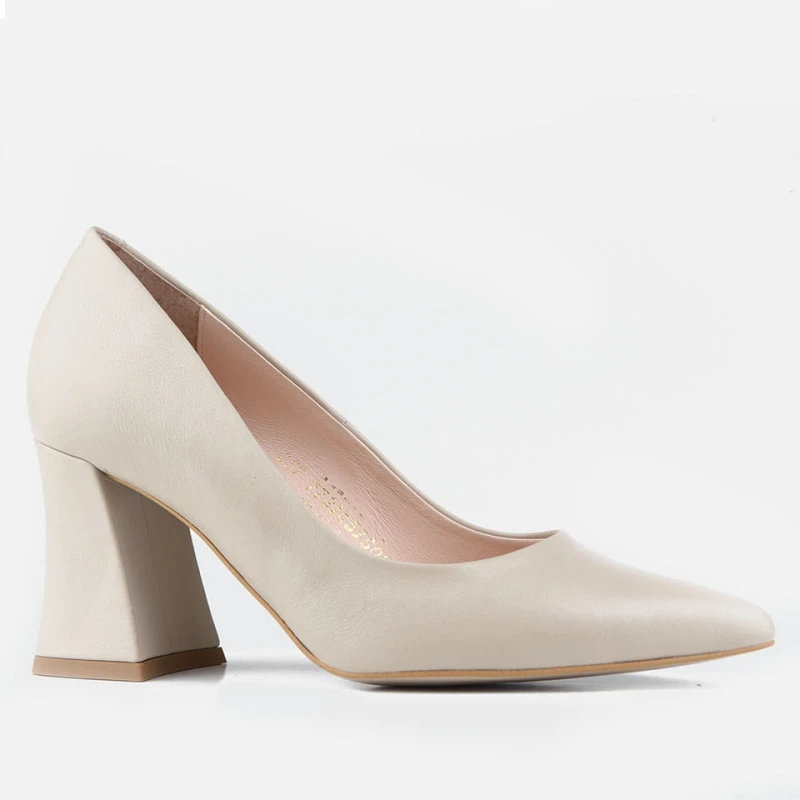 Czółenka 7721 - Beige Visconi - front