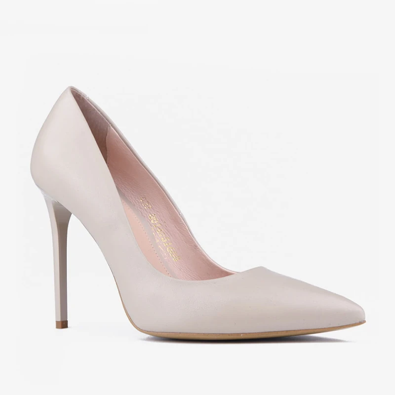 Czółenka 8014 Beige Visconi - front