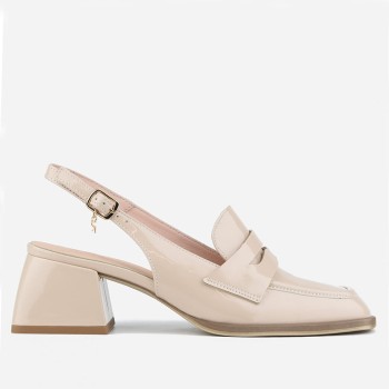 Sandały 4626 - Beige lakier