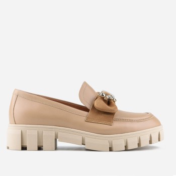 Mokasyny 3208 - Nude