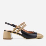 Czółenka 7670 - Karmel+Nero