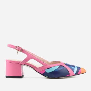 Czółenka 7681 - Papuga PinkBlue