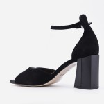 Czółenka 7682 Nero Visconi - tył