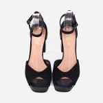 Czółenka 7682 Nero Visconi - od góry