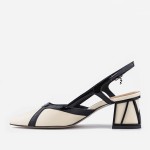 Czółenka 7681 Beige Visconi - bok