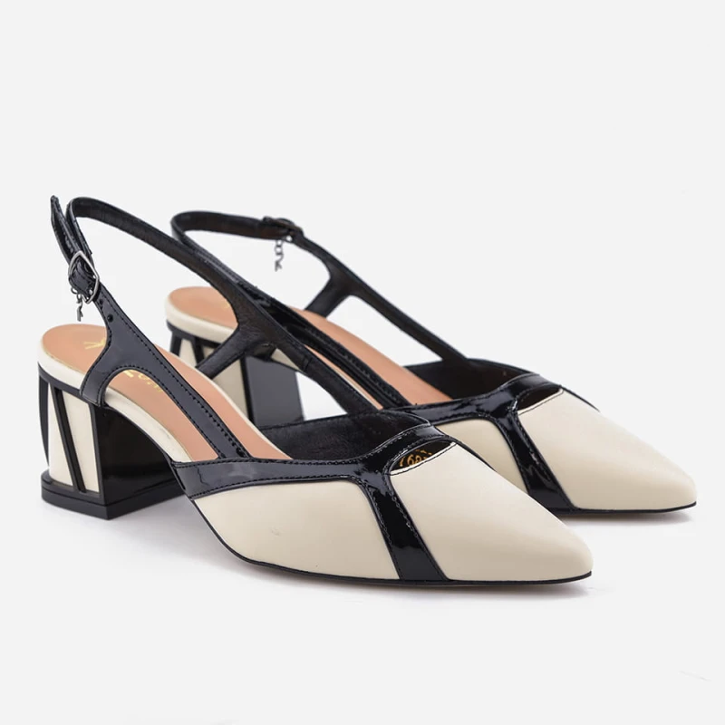 Czółenka 7681 Beige Visconi - para