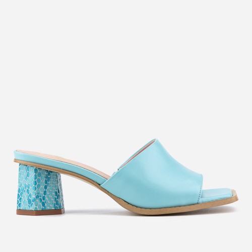Sandały 4505 Turkus Snake Visconi