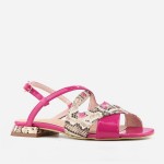 Sandały 4466 Giallo Snake Visconi - front