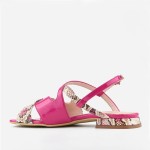 Sandały 4466 Giallo Snake Visconi - tył