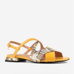 Sandały 4466 Giallo Snake Visconi - front