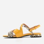 Sandały 4466 Giallo Snake Visconi - bok