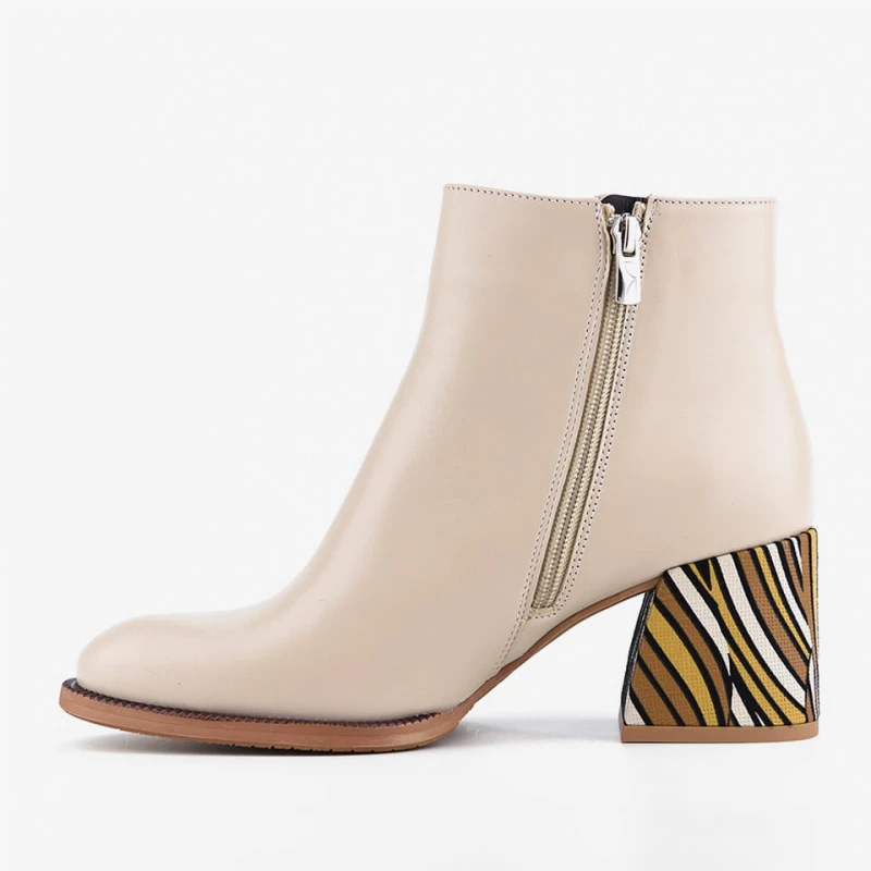 Botki 2956 Beige Visconi - bok