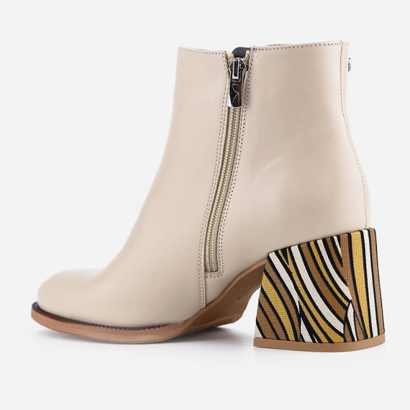Botki 2956 Beige Visconi - tył