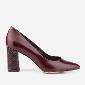 Czółenka 7415 - Bordo