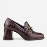 Mokasyny 3188 - Bordo wrinkle