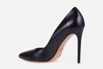 Czarne szpilki Visconi 8014 malowany obcas