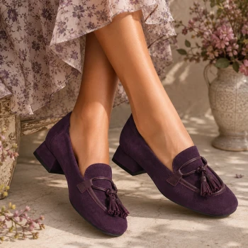 Czółenka 7792 - Violet