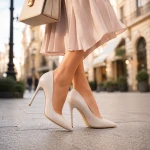 Czółenka 8014 - Beige