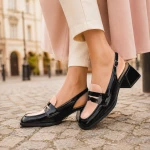 Czółenka 7675 - Nero+Rose