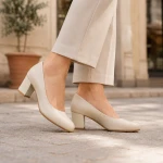 Czółenka 7325 - Beige