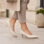 Czółenka 7657 - Beige