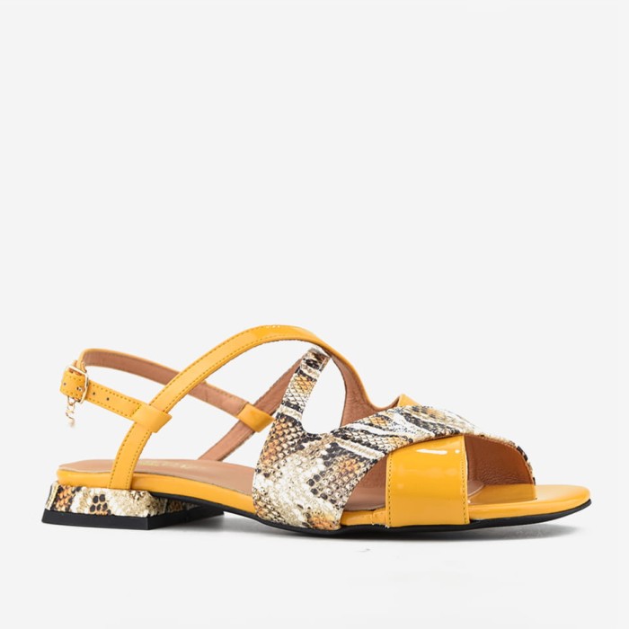 Sandały 4466 Giallo Snake Visconi - front
